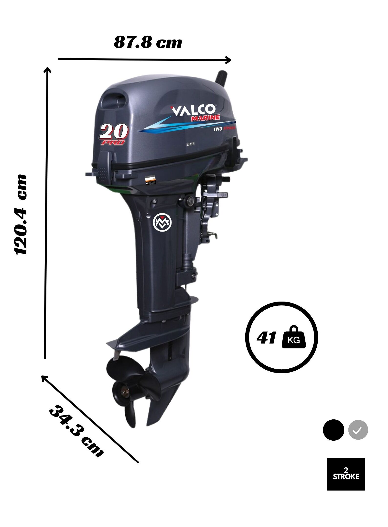 Motor PRO 20HP 2Tiempos - Imagen 3