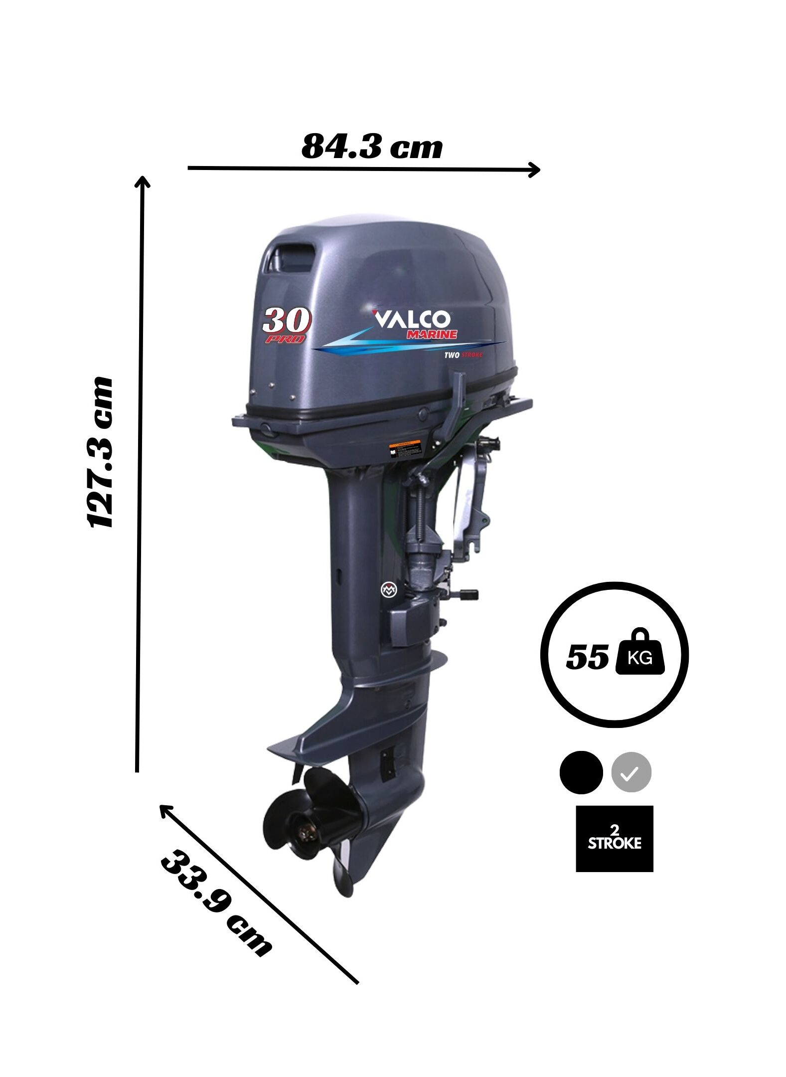 Motor PRO 30HP 2Tiempos - Imagen 3